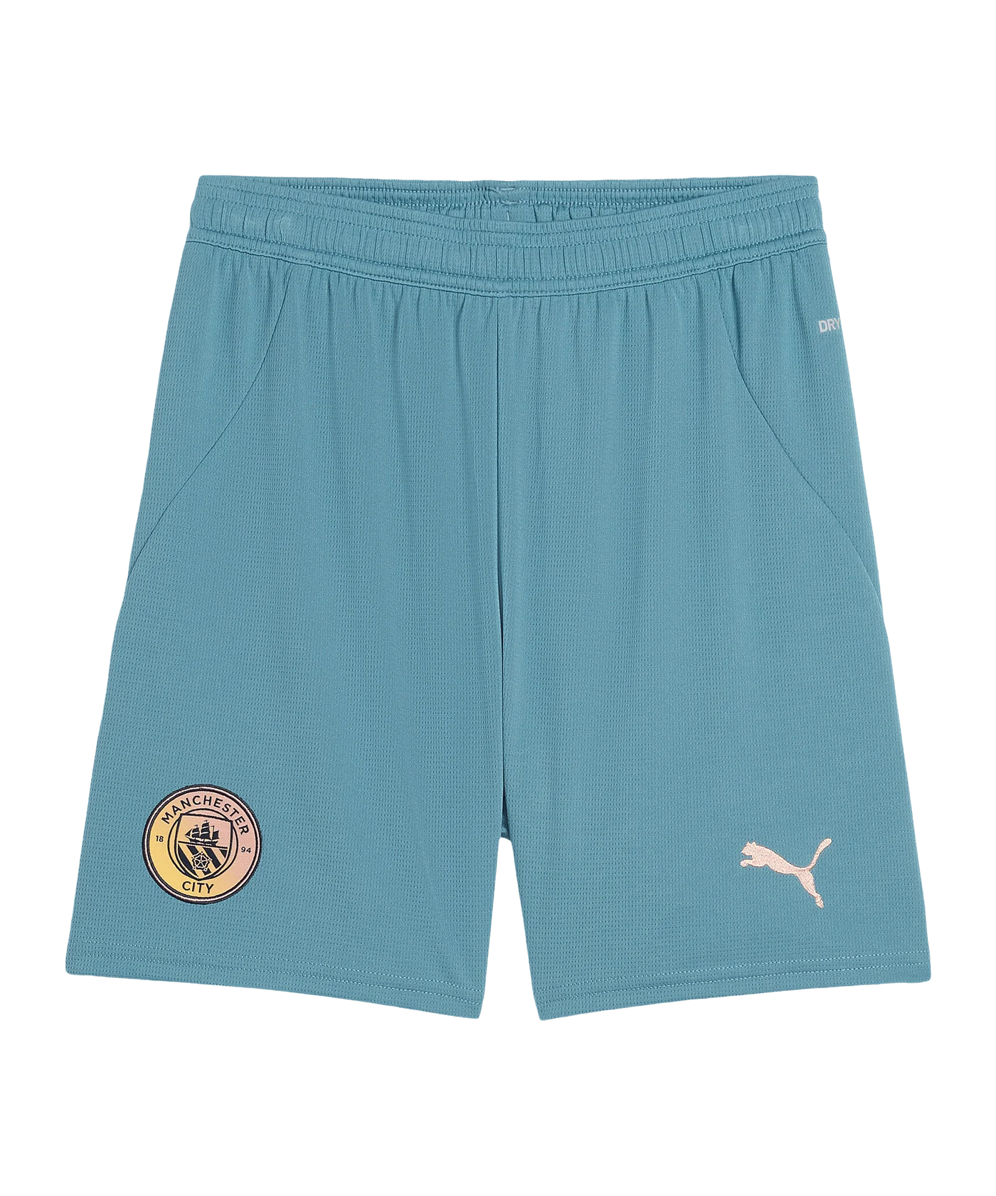 PUMA Manchester City Short 2024/2025 Kids Blau F06