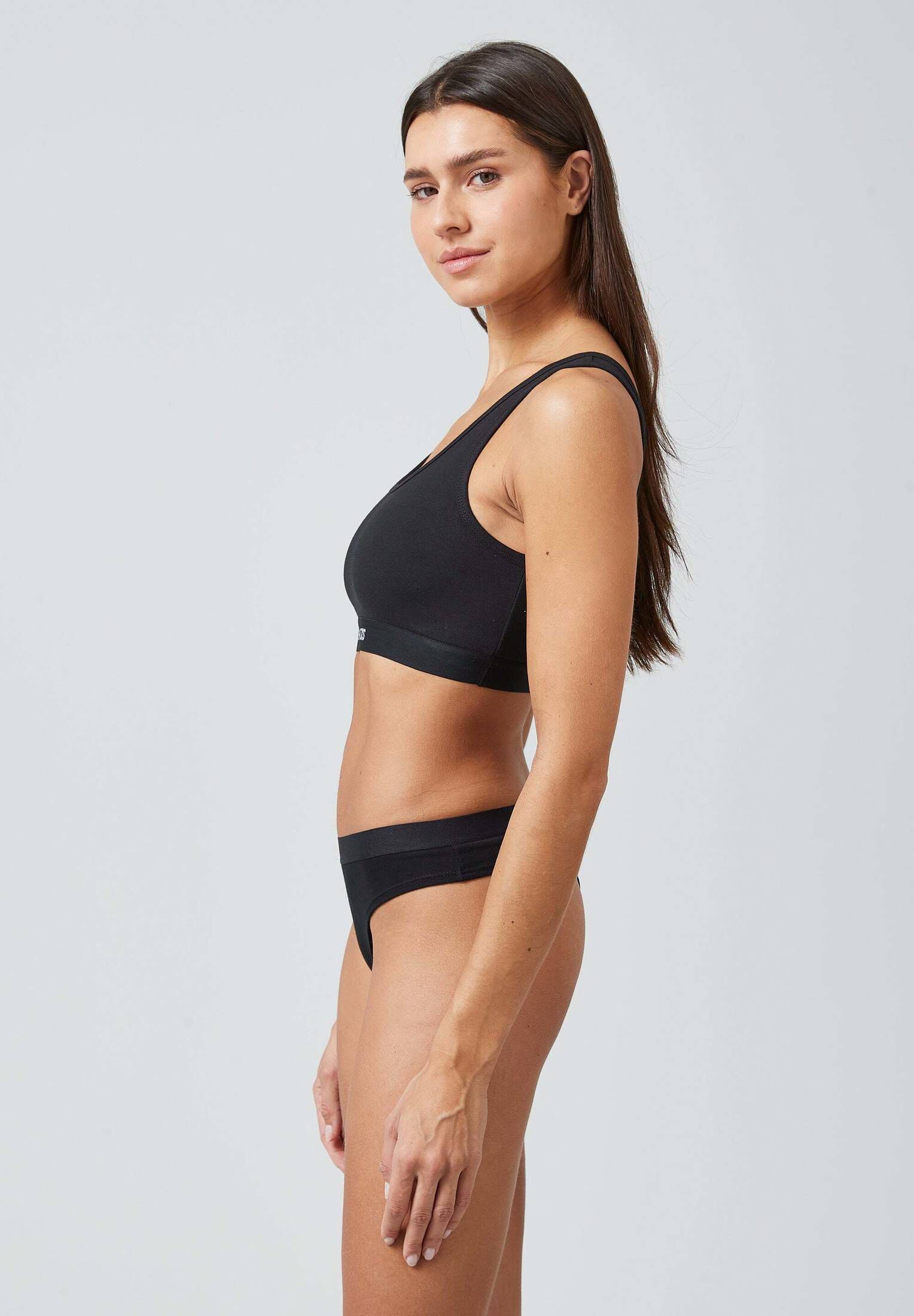 SNOCKS| Damen Brazilian Slips mit Gummibund im 3er-Pack