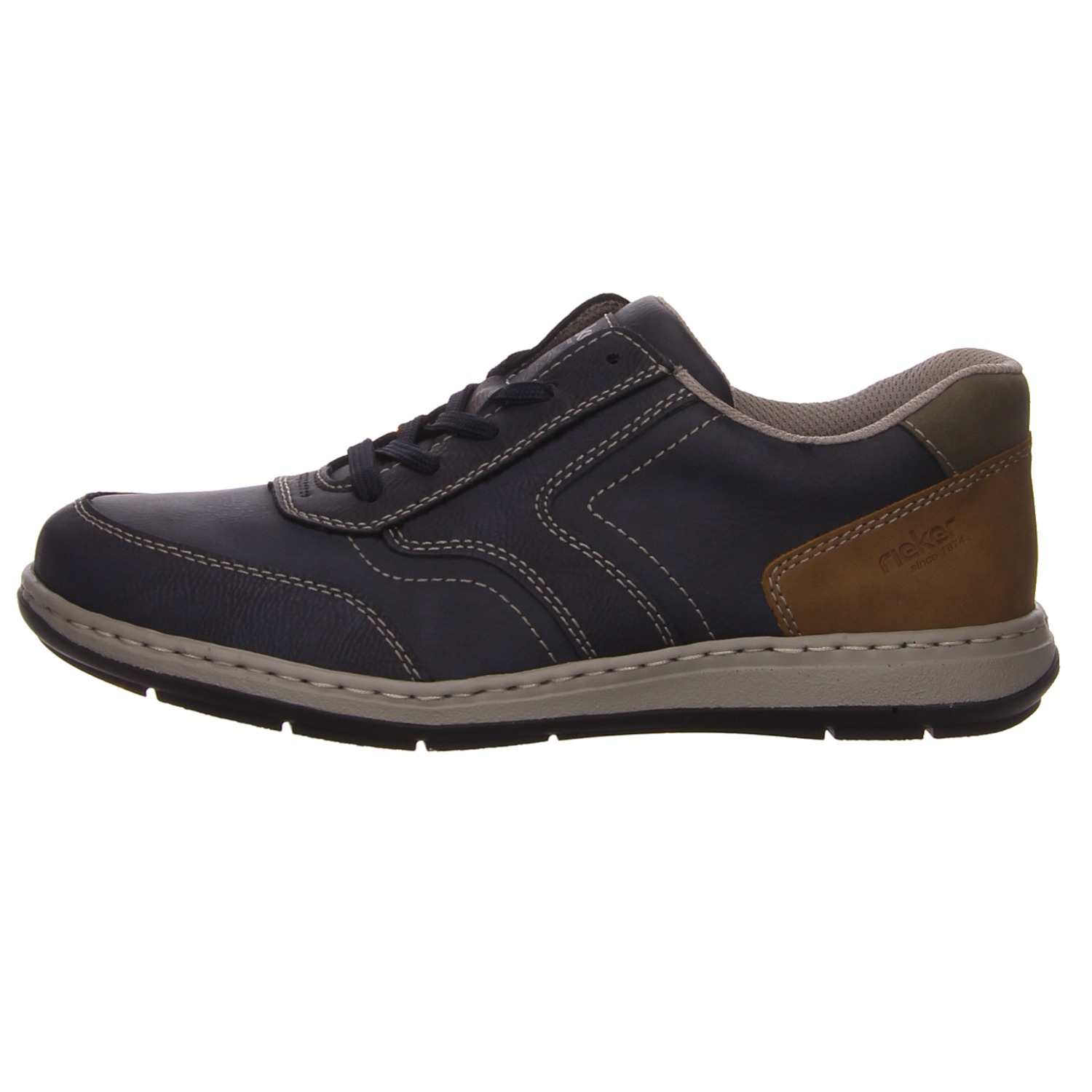 Rieker Schnürhalbschuh blau blau