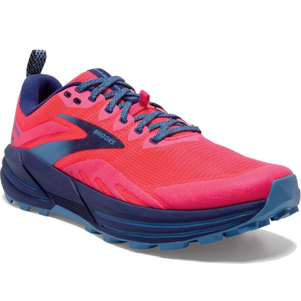 Chaussure trail BROOKS CASCADIA 16 W PINK/FLAMBE/COBALT