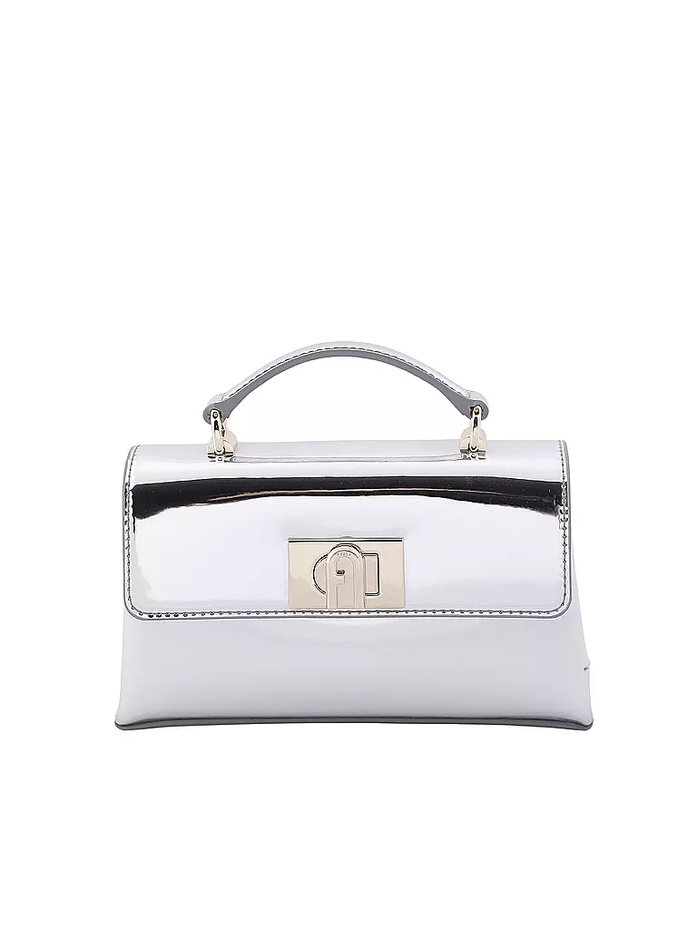 FURLA Ledertasche - Mini Bag 1927  silber