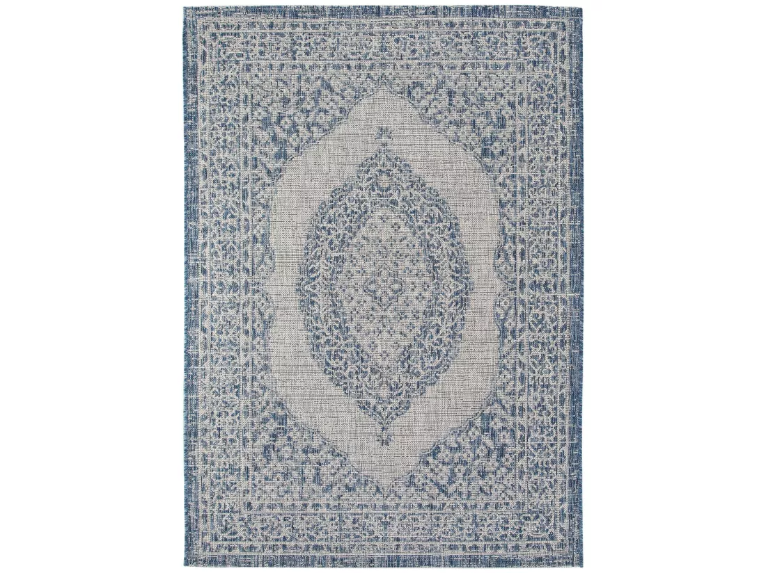 Tapis d'extérieur & intérieur Cleo Bleu 140x200 cm