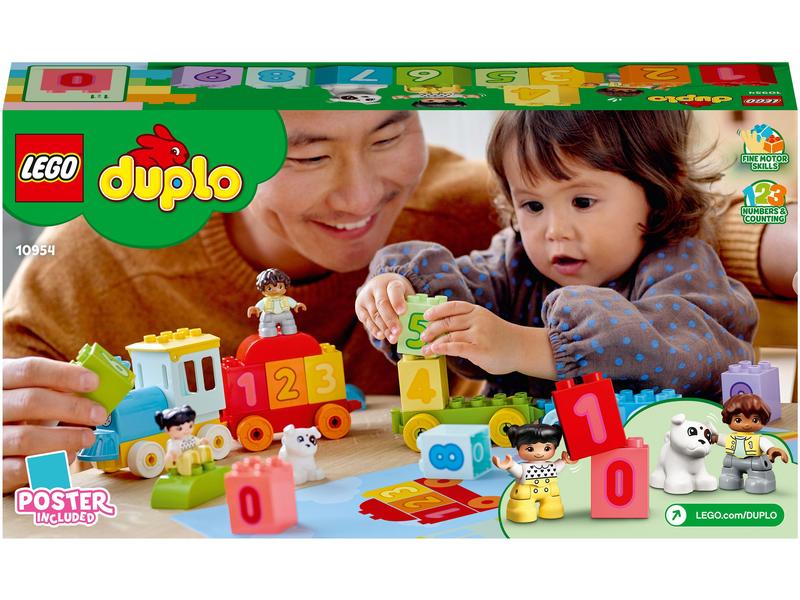 LEGO® DUPLO® Zahlenzug – Zählen lernen 10954 Zahlenzug zum Bauen, Spielen und Lernen