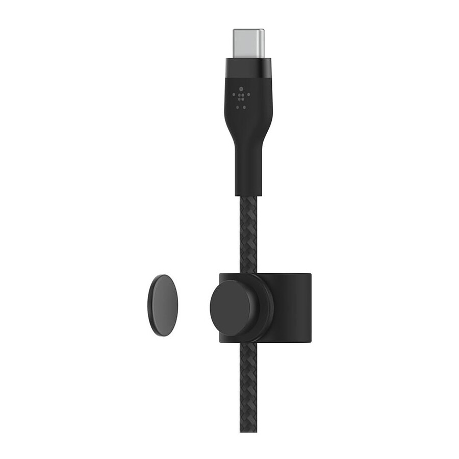 Belkin Boost Charge Pro Flex Câble silicone tressé USB-C vers USB-C (Noir) - 2 m