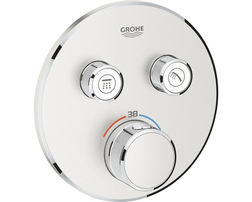 GROHE douchekraan met thermostaat GROHTHERM SMARTCONTROL supersteel mat 29119DC0