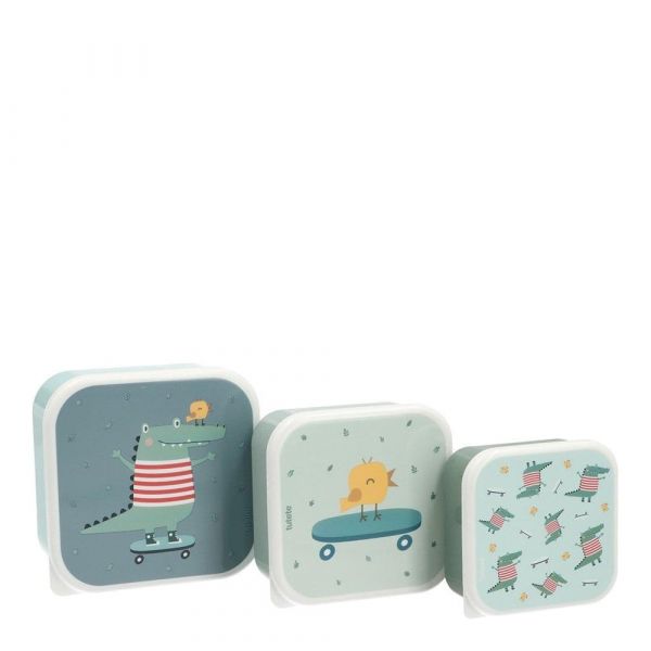 Tutete Set 3 Lancheiras Croc