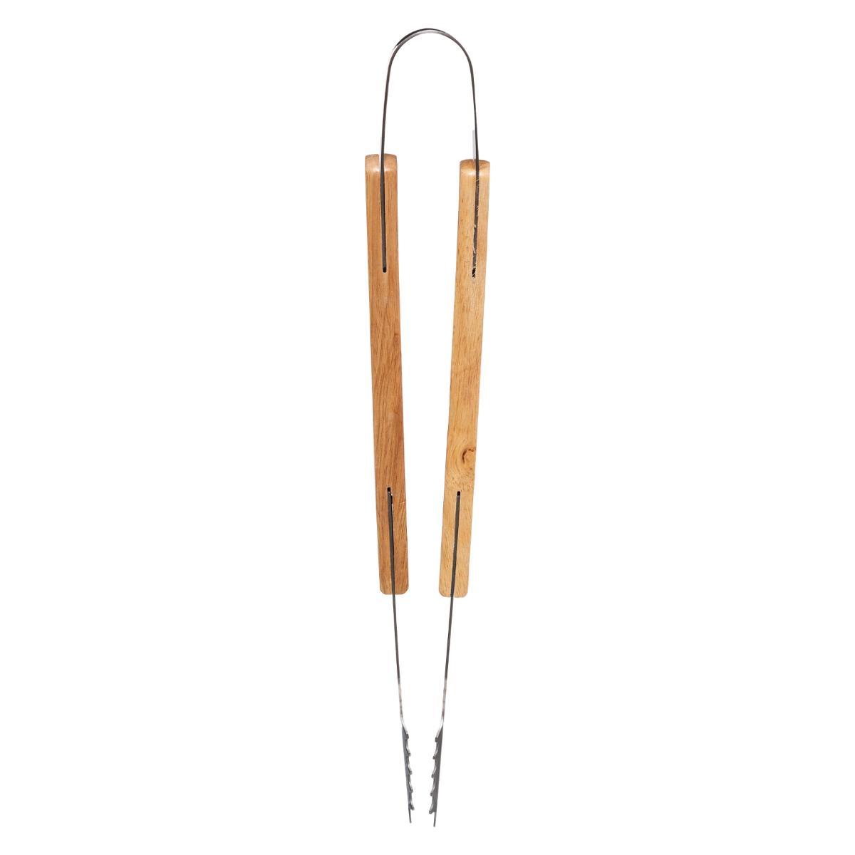 USTENSILE BARBECUE MANCHE BOIS X3 PIECES
