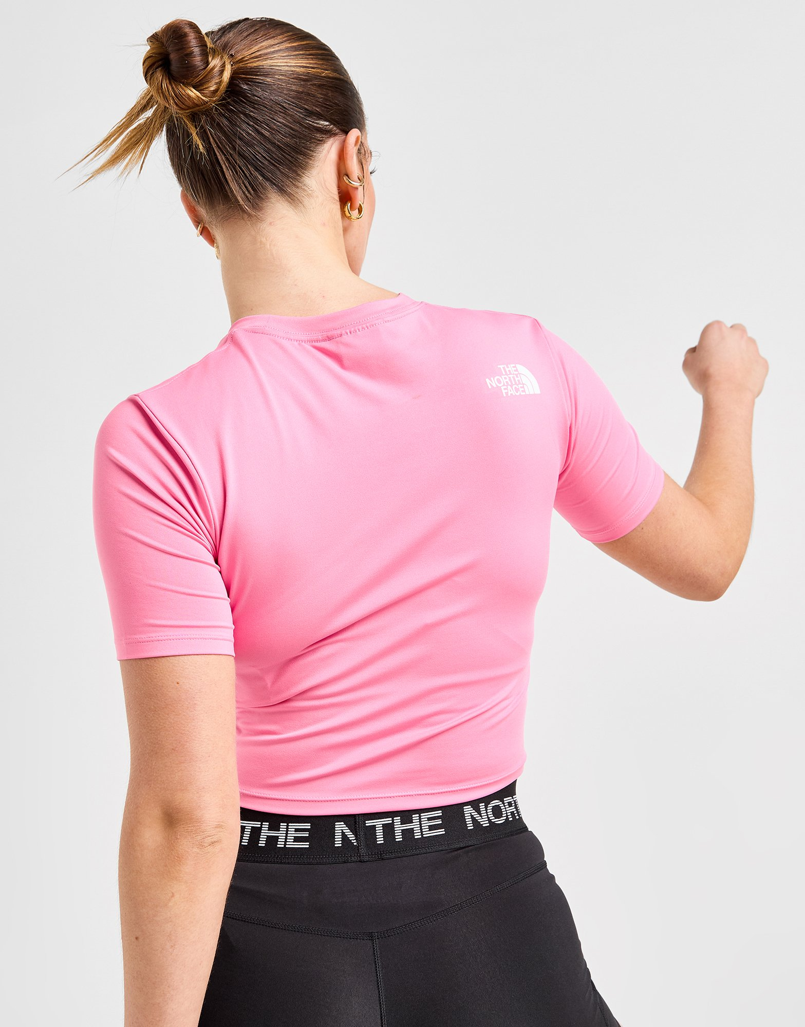 The North Face T-shirt court Outline Logo Slim Femme