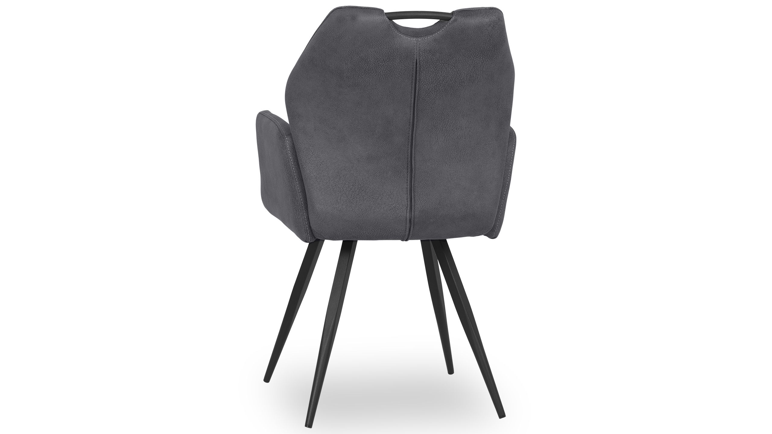 Eetkamerstoel - antraciet Ozark B57 x D61.5 x H89.5 cm