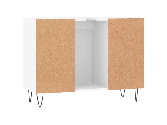 Armoire de salle de bain blanc 80x33x60 cm bois d'ingénierie