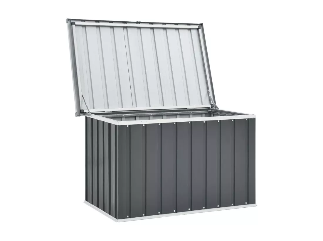 Boîte de rangement de jardin Gris 109x67x65 cm