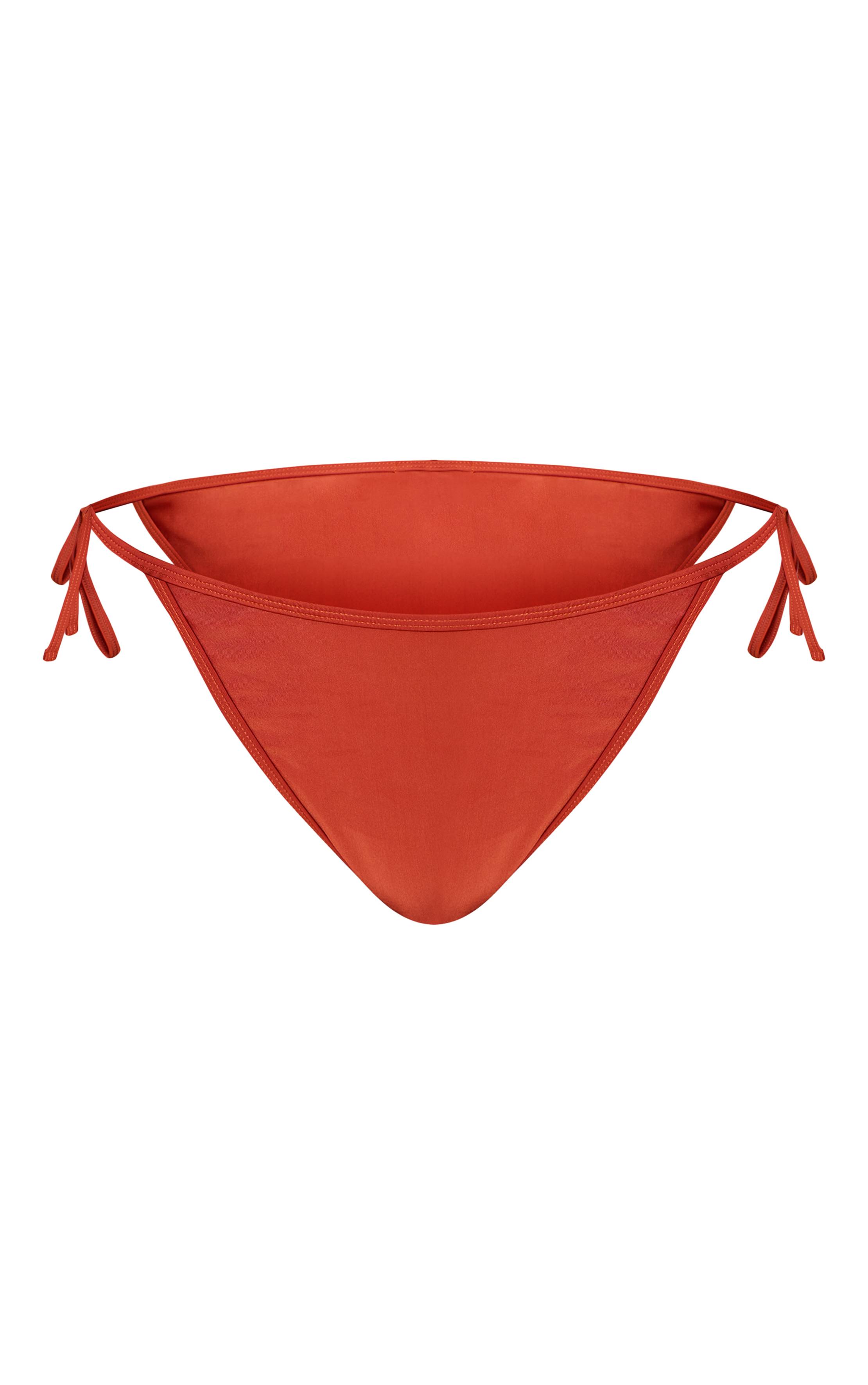 Chocolat Bas De Bikini Grande Taille Mix & Match À Nouer Sur Les Côtés