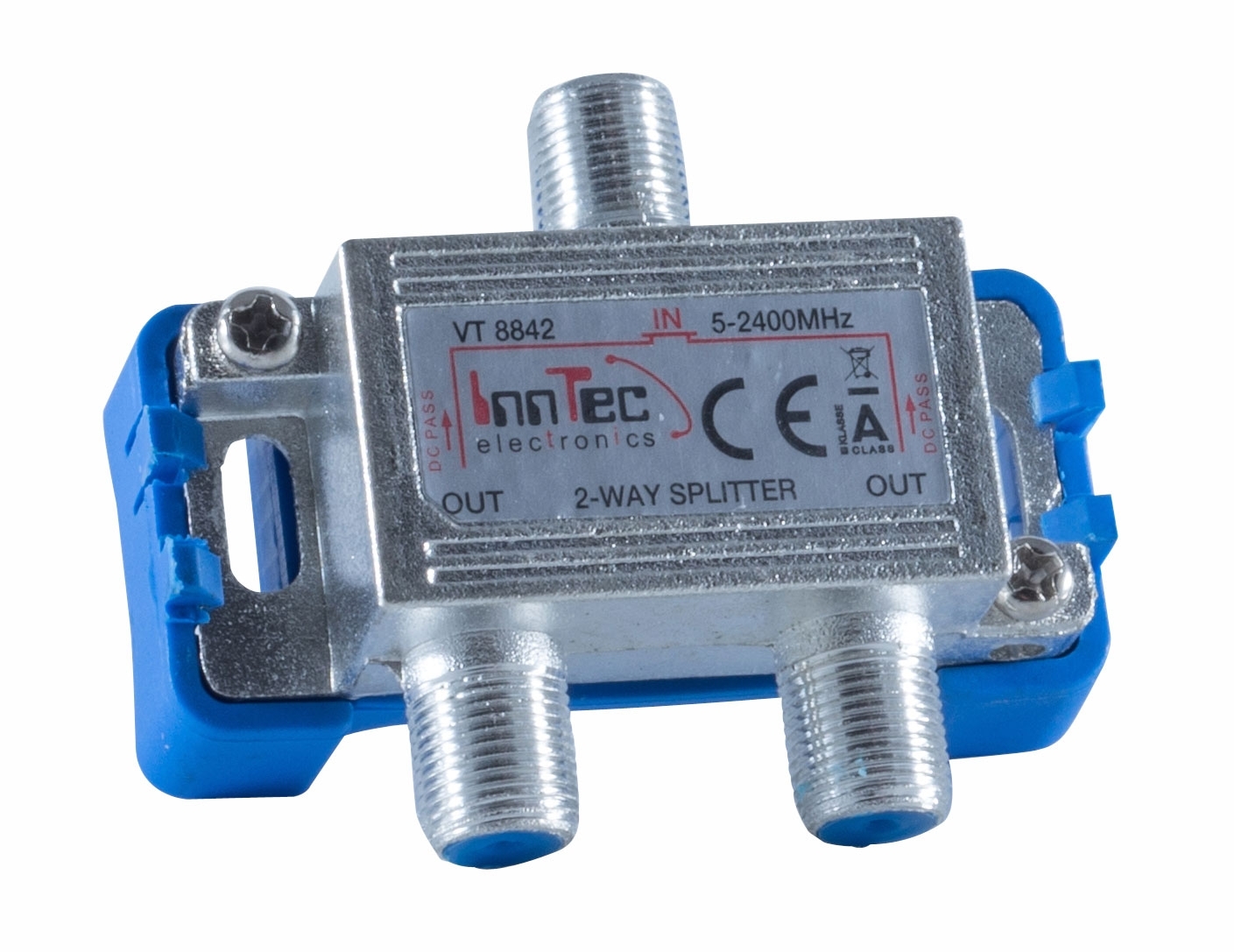 Berger F-Verteiler 2-fach  silber