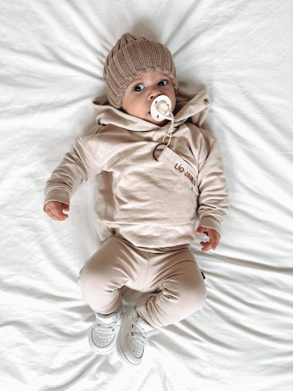 Babystyling baby regular fit broek ecru