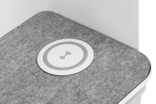 DIGITUS Organiser med QI-oplader 22x40x29cm hvid