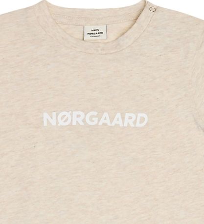 Mads N?rgaard T-shirt - Taurus - Nature Melange