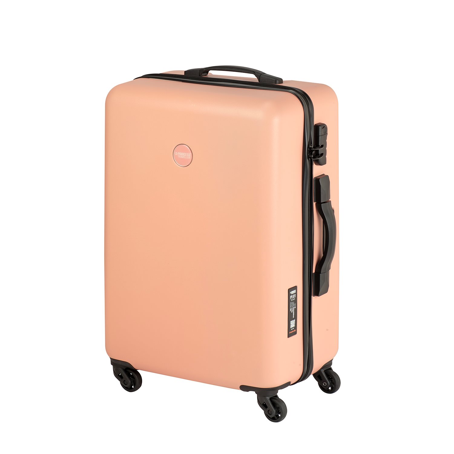 Princess Traveller PT-01 with Scale Medium Trolley peony pink