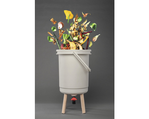 Composter JUWEL Bokashi Sensei 11 l Ø 27 x 57 cm grijs