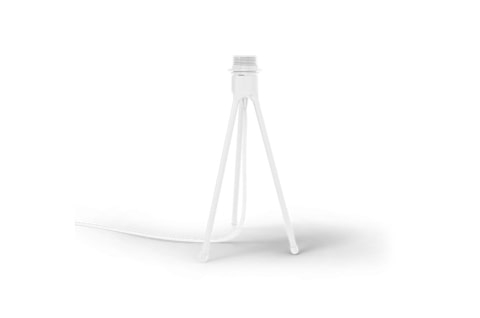 Tafellamp Silvia mini tripod wit Wit