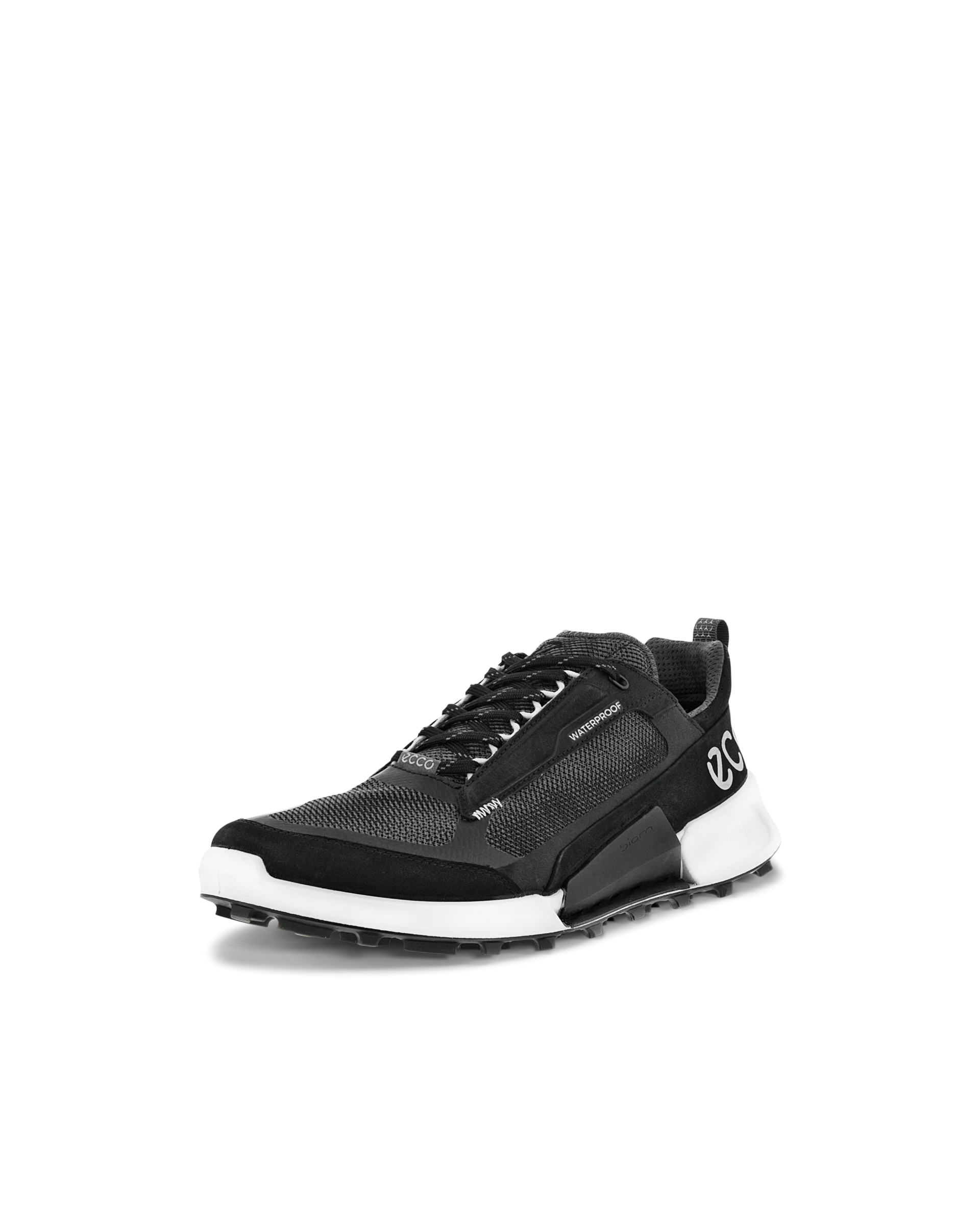 ECCO BIOM 2.1 X MOUNTAIN M Herren Wasserdichter Wanderschuh aus Nubukleder Schwarz