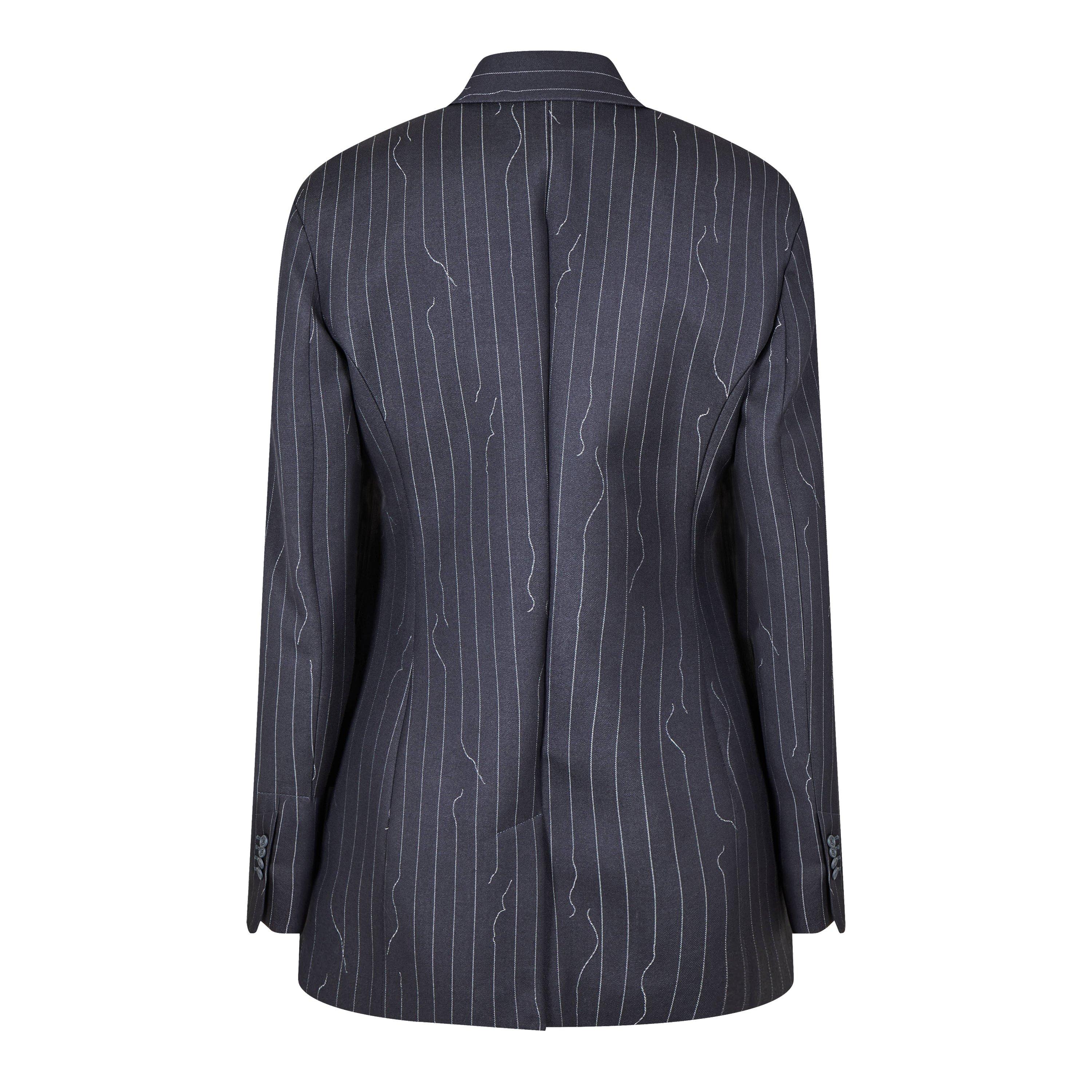 Off White Pinstripe Jacket