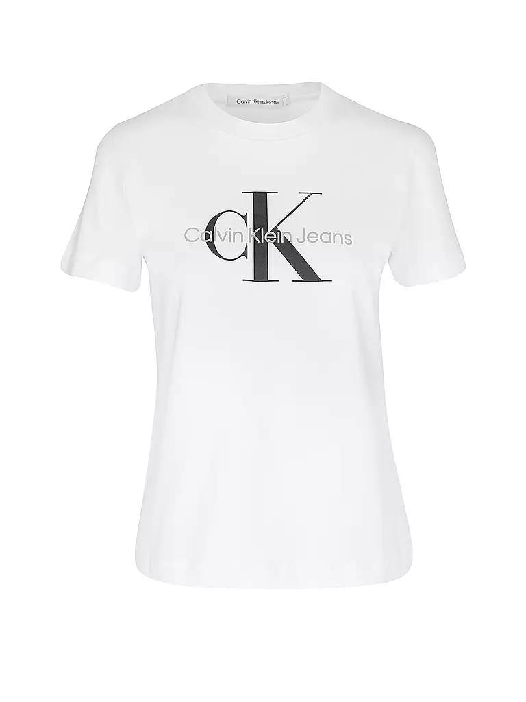 CALVIN KLEIN JEANS T-Shirt Regular Fit weiss