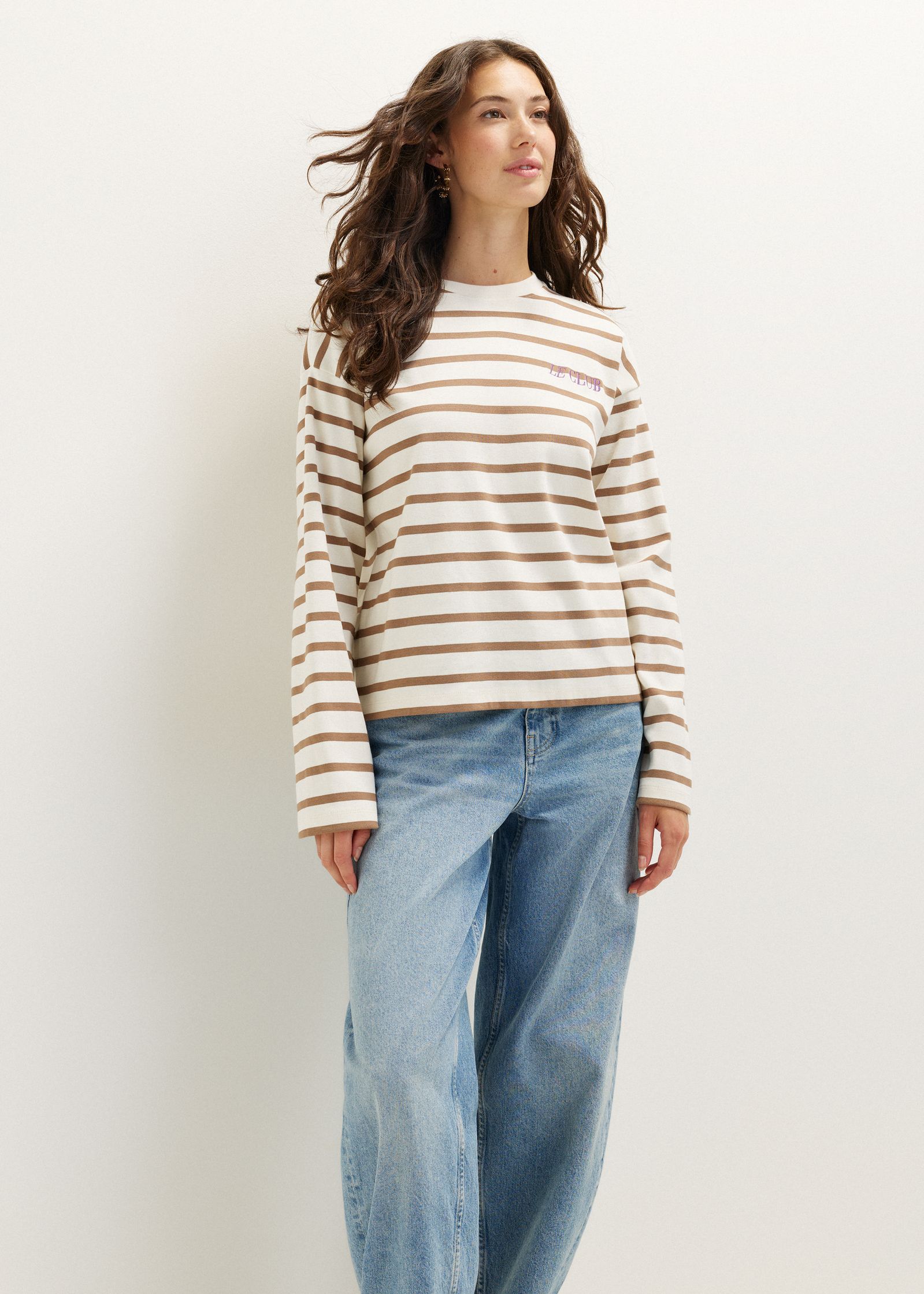 Gestreepte longsleeve