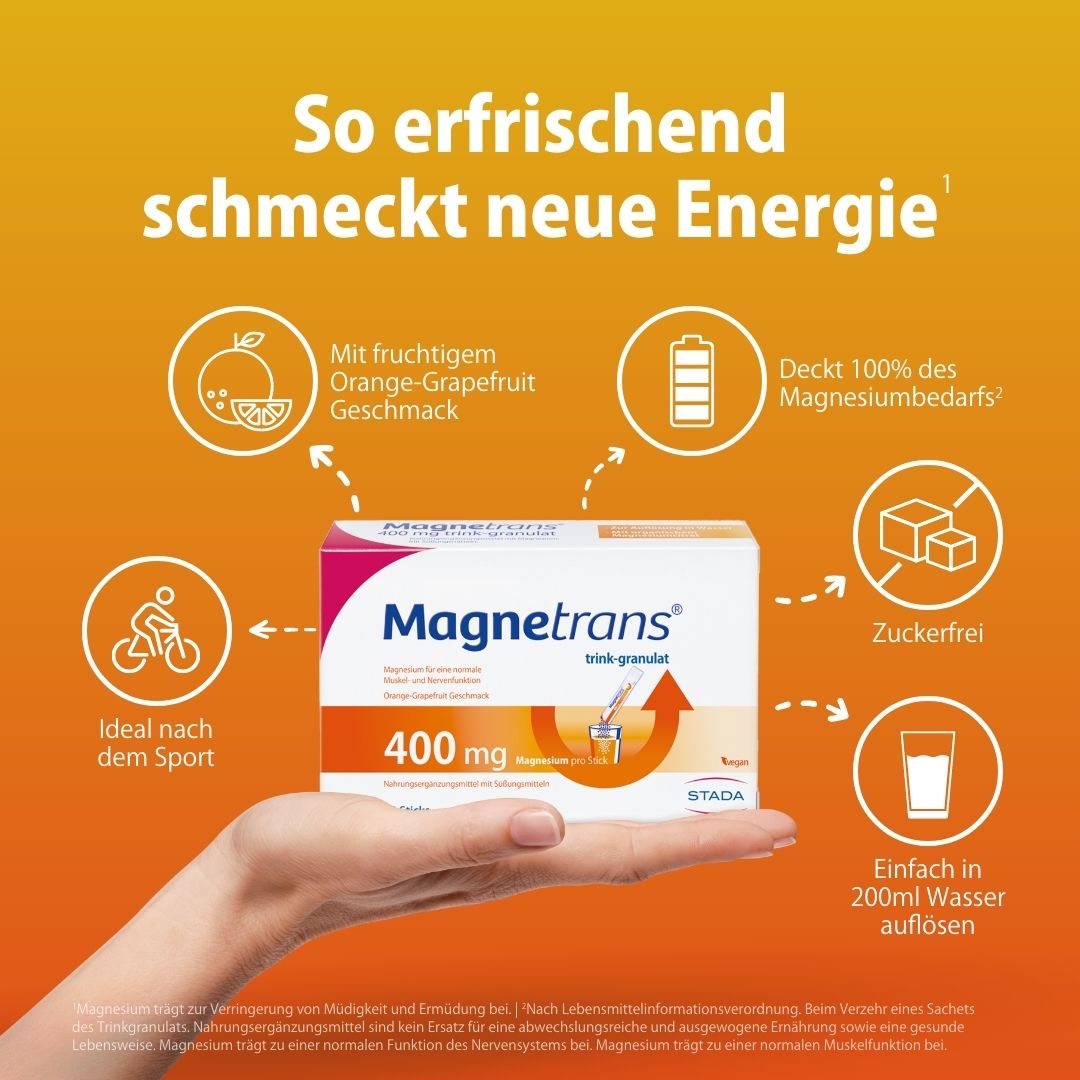Magnetrans® 400 mg Magnesium trink-granulat