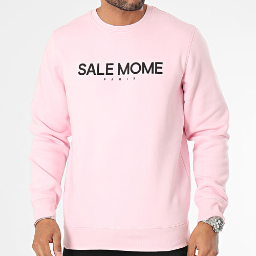 Sweat Crewneck Nounours Rose Noir