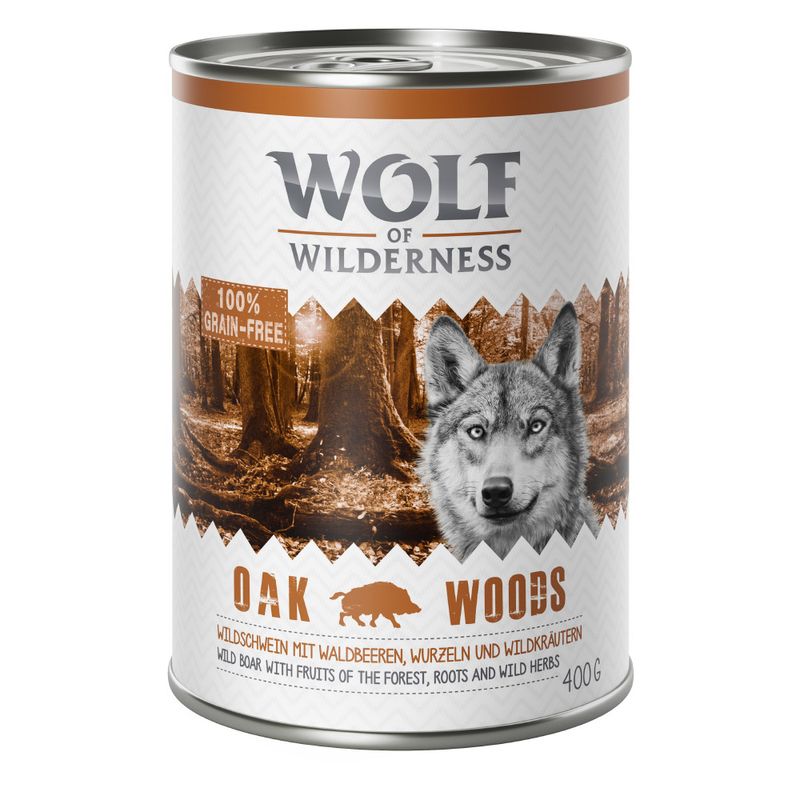 Lot Wolf of Wilderness - Single Protein 24 x 400 g