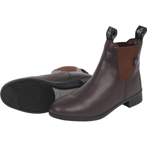 Botas de cano curto Saxon Jodhpur Syntovia para meninos, marrom
