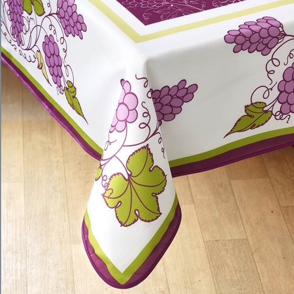 Nappe grappes de raisin Rectangulaire