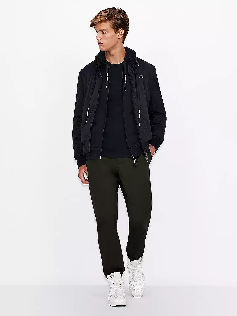 ARMANI EXCHANGE Sweatjacke dunkelblau