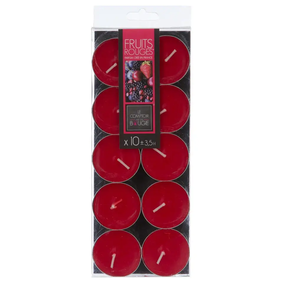 Atmosphera Geurtheelichtjes - 10x stuks - Rode bessen geur