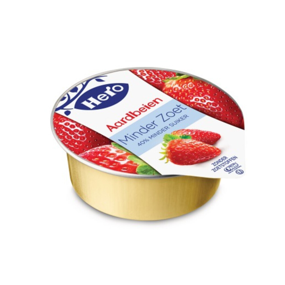 3x Hero Jam Minder Zoet Variatie Cups 10x20 gr