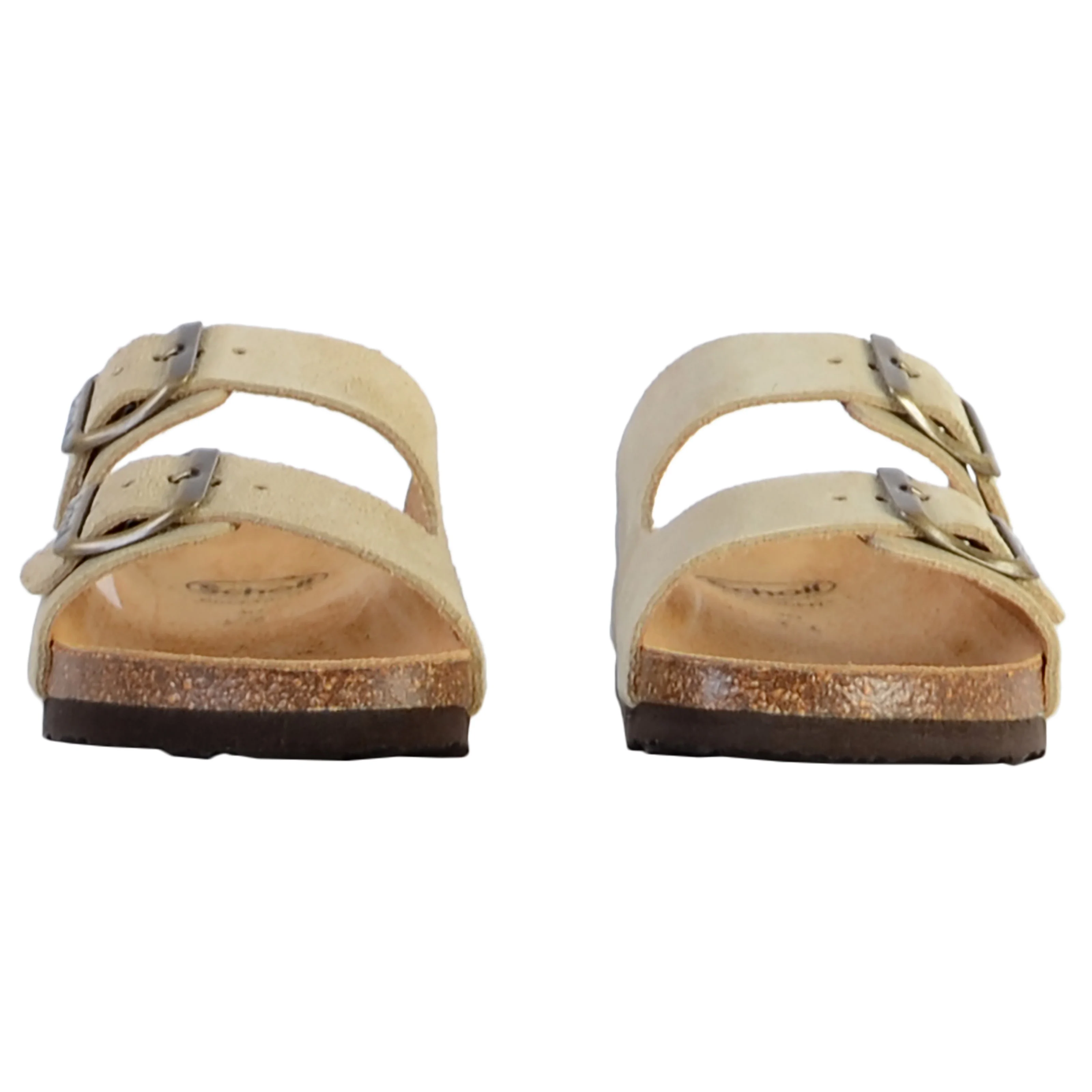 Mules cuir enfantalex | Beige