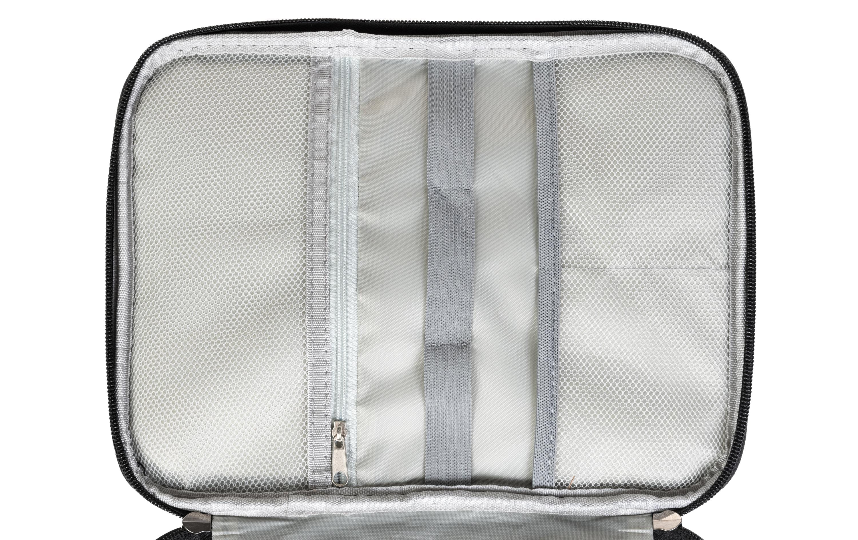 Reisetasche Tech-Zubehör Maxi, SchwarzZubehörtasche für Powerbank, Ladegerät, USB-Stick, Kabel und mehr