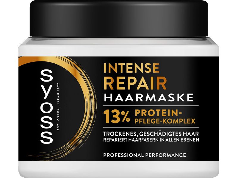 Syoss Haarmaske Intense Repair 400 ml Maske stärkt trockenes und geschädigtes Haar