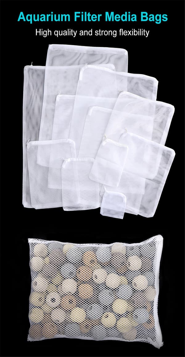 INF Filterposer til akvarium 5-pakning Hvit 30×25 cm