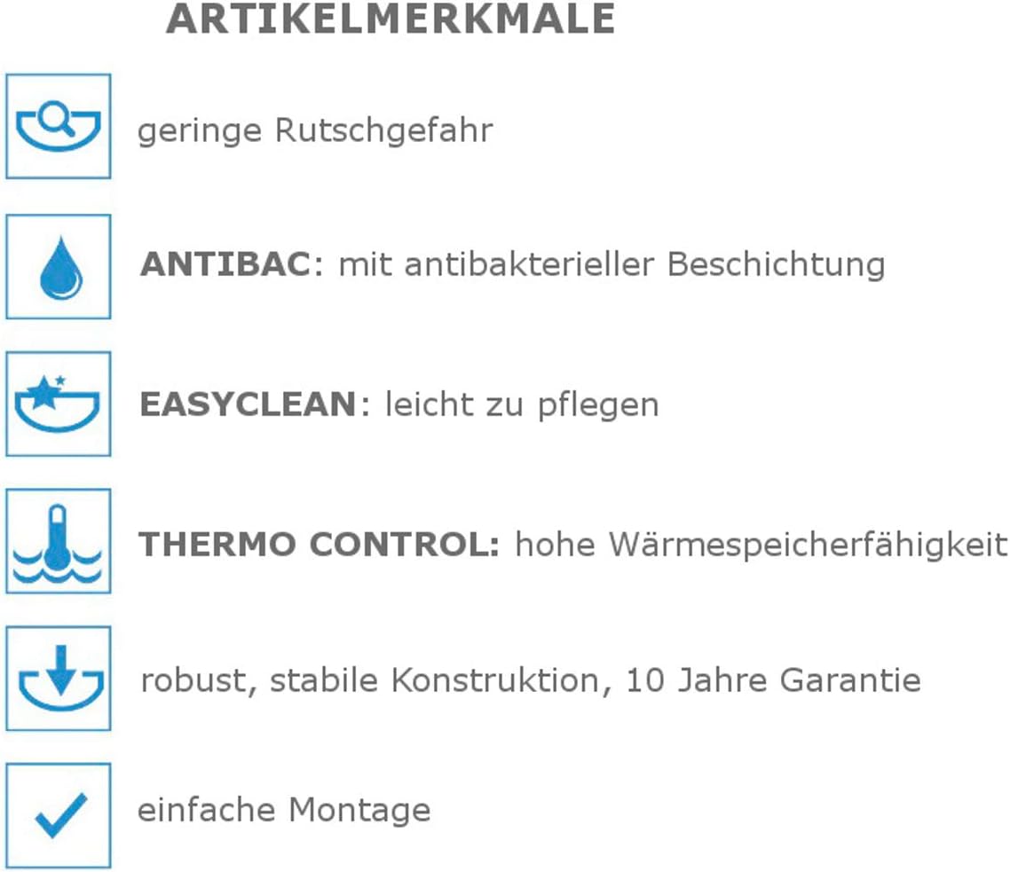 ECOLAM® symmetrische Badewanne Eckwanne Mia 140x140 cm Modern Design Acryl weiß Ablaufgarnitur Ab- und Überlauf Automatik Füße Silikon Komplett-Set (+ Acrylschürze)