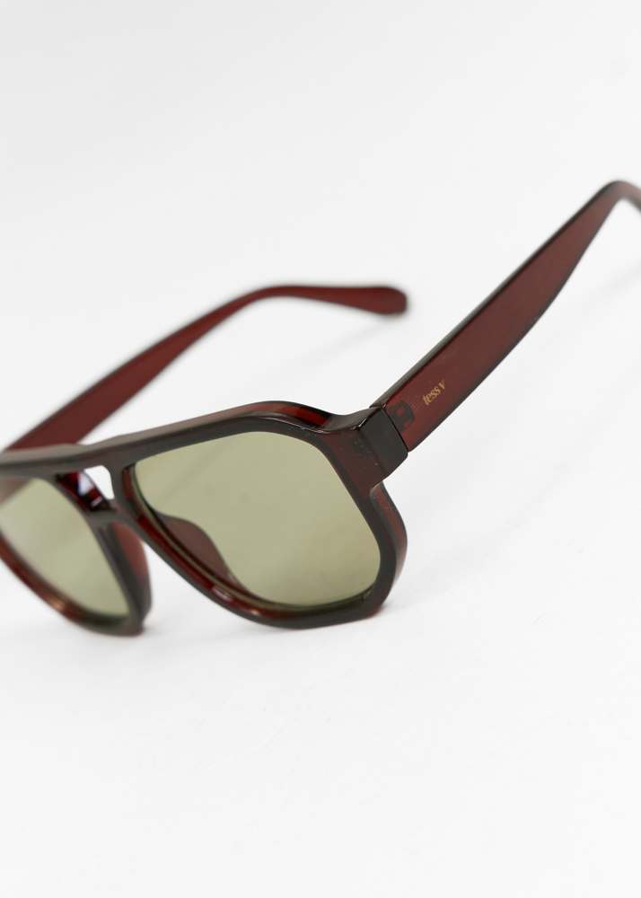 Bibi zonnebril burgundy