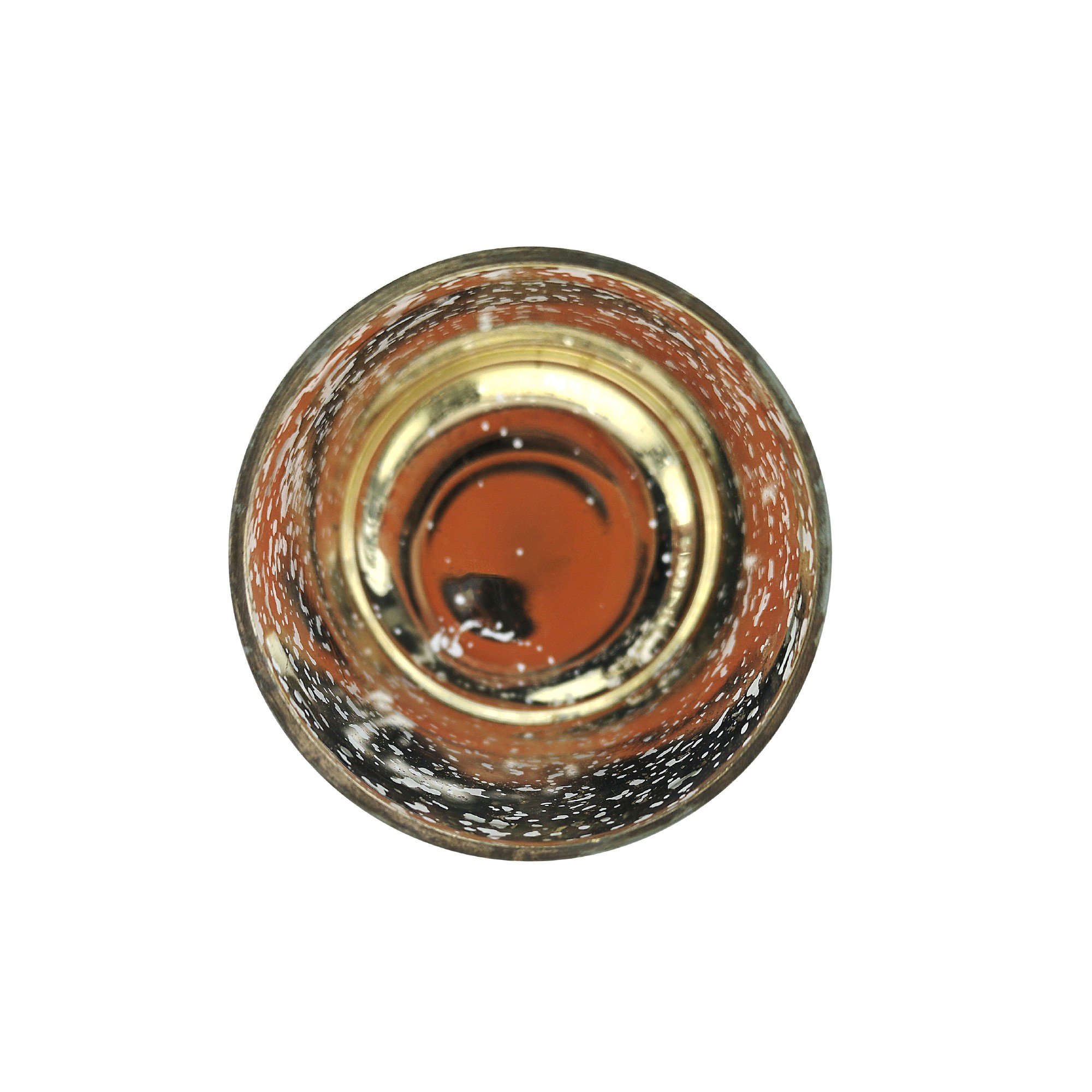 Windlicht 'Beersel' S, Glas, silber, Ø 6 cm, H 7,5 cm von fischer's lagerhaus