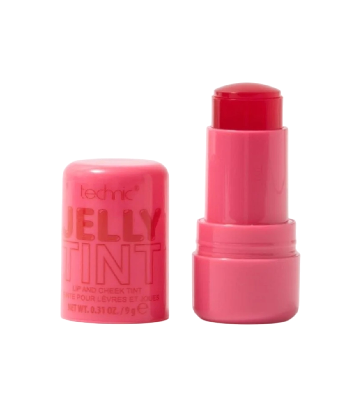 Technic Cosmetics - Tonalidade para lábios e bochechas Jelly Tint - Red Hot!