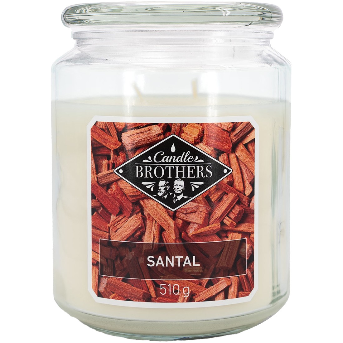 Bougie parfumée - Santal - Pamplemousse & ambre - 510 g