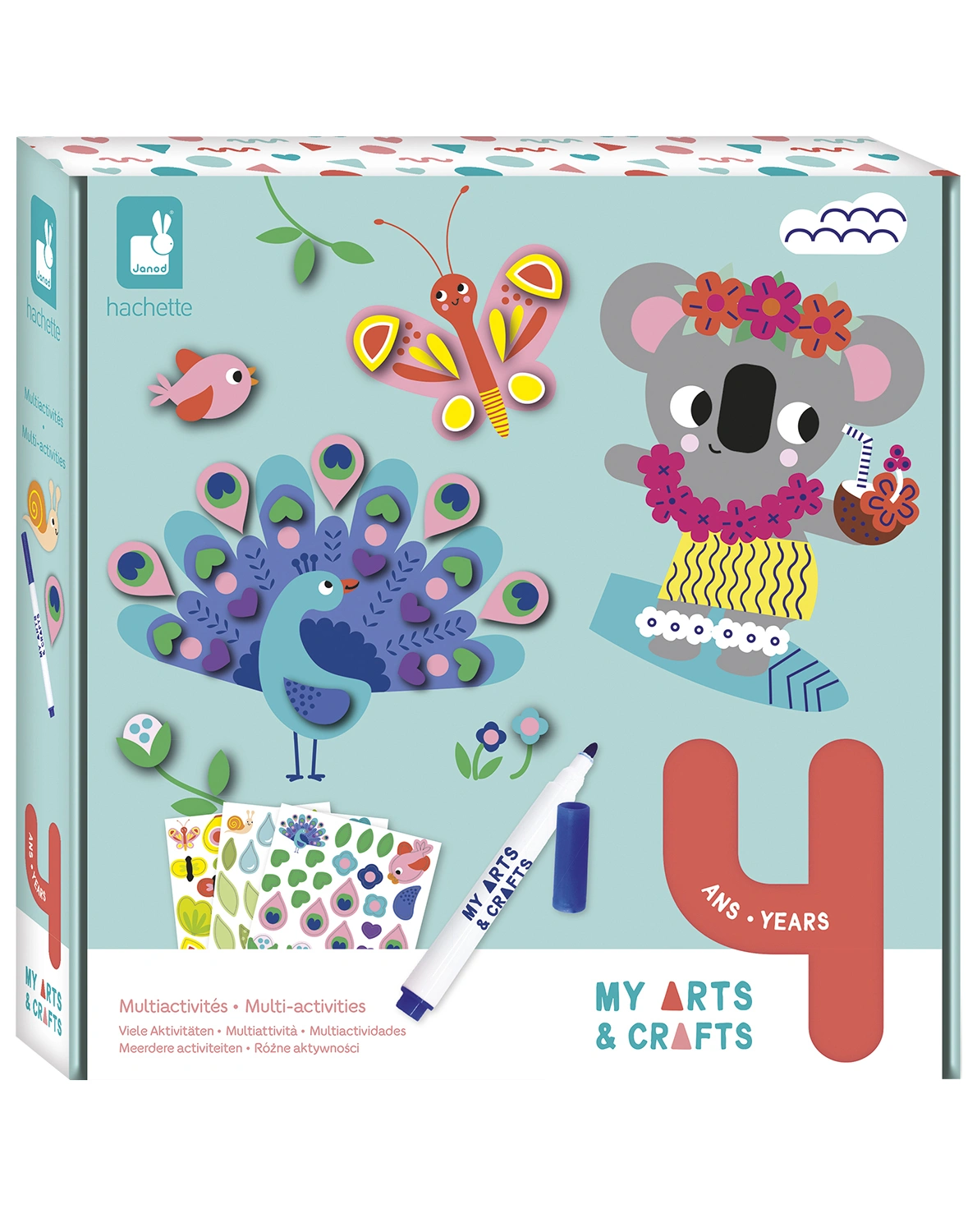 Kreativ-Box MY ARTS&CRAFTS - MALEN UND KLEBEN