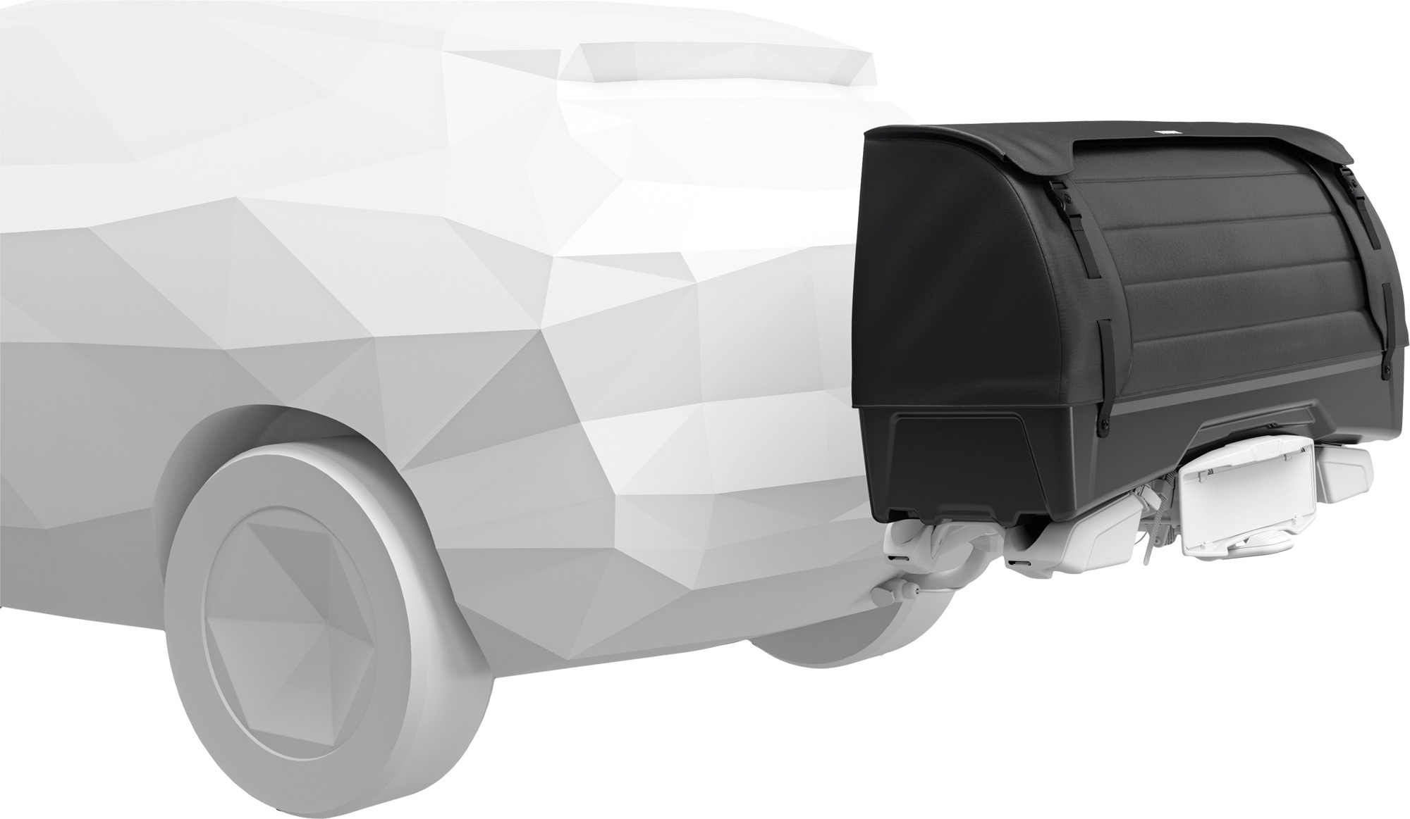 Thule Onto 2 Heckbox / Ladungsträger für Fahrradträger EasyFold 3 Volumen 300 Liter
