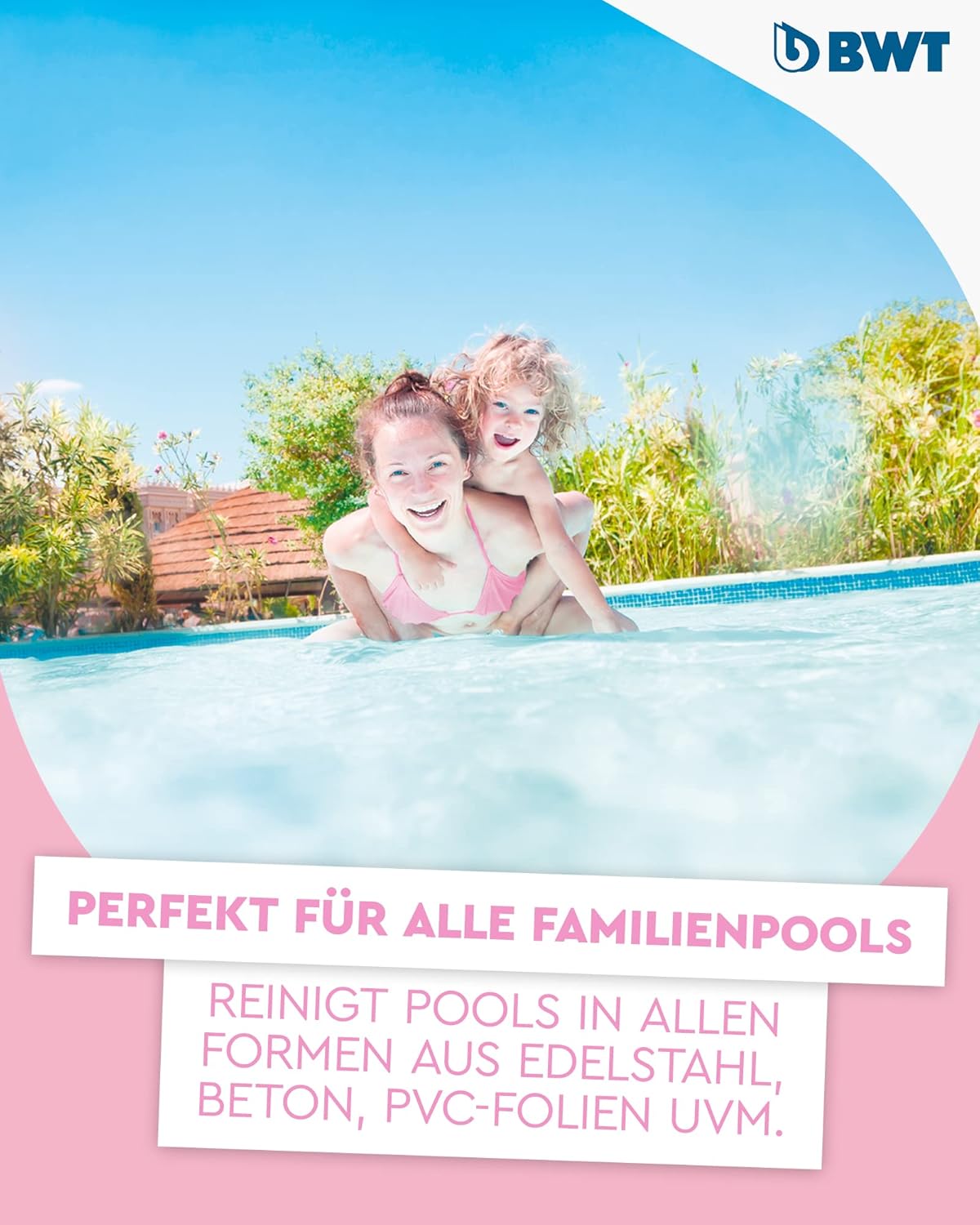 BWT Pool Roboter B200 | Optimale Reinigung Von Boden, Wand & Wasserlinie Für Pools Bis 8 m | Beste Filterleistung | Schnelles Reinigungsergebnis | Einfach Zu Reinigen