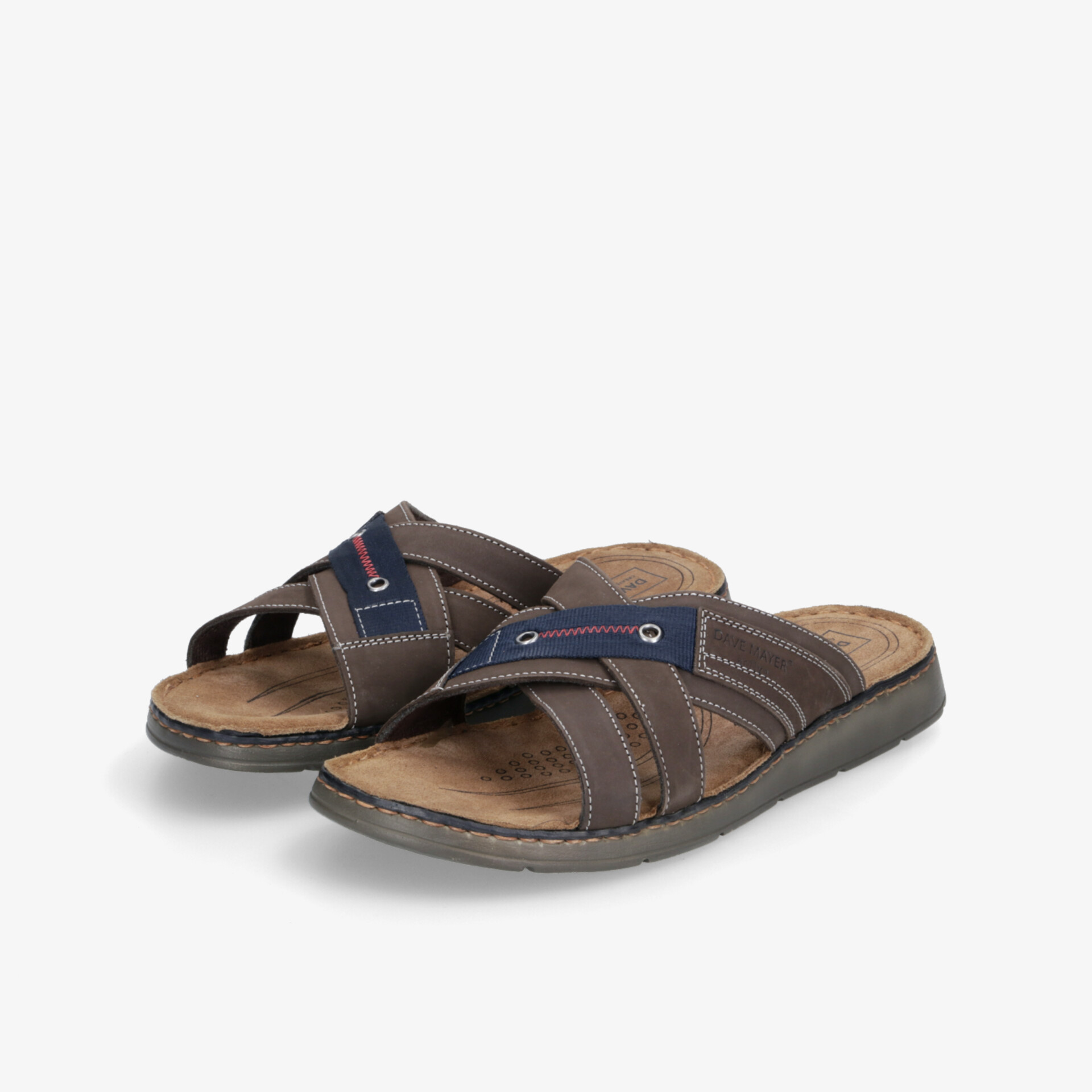 DAVE MAYER active Herren Pantoletten braun
