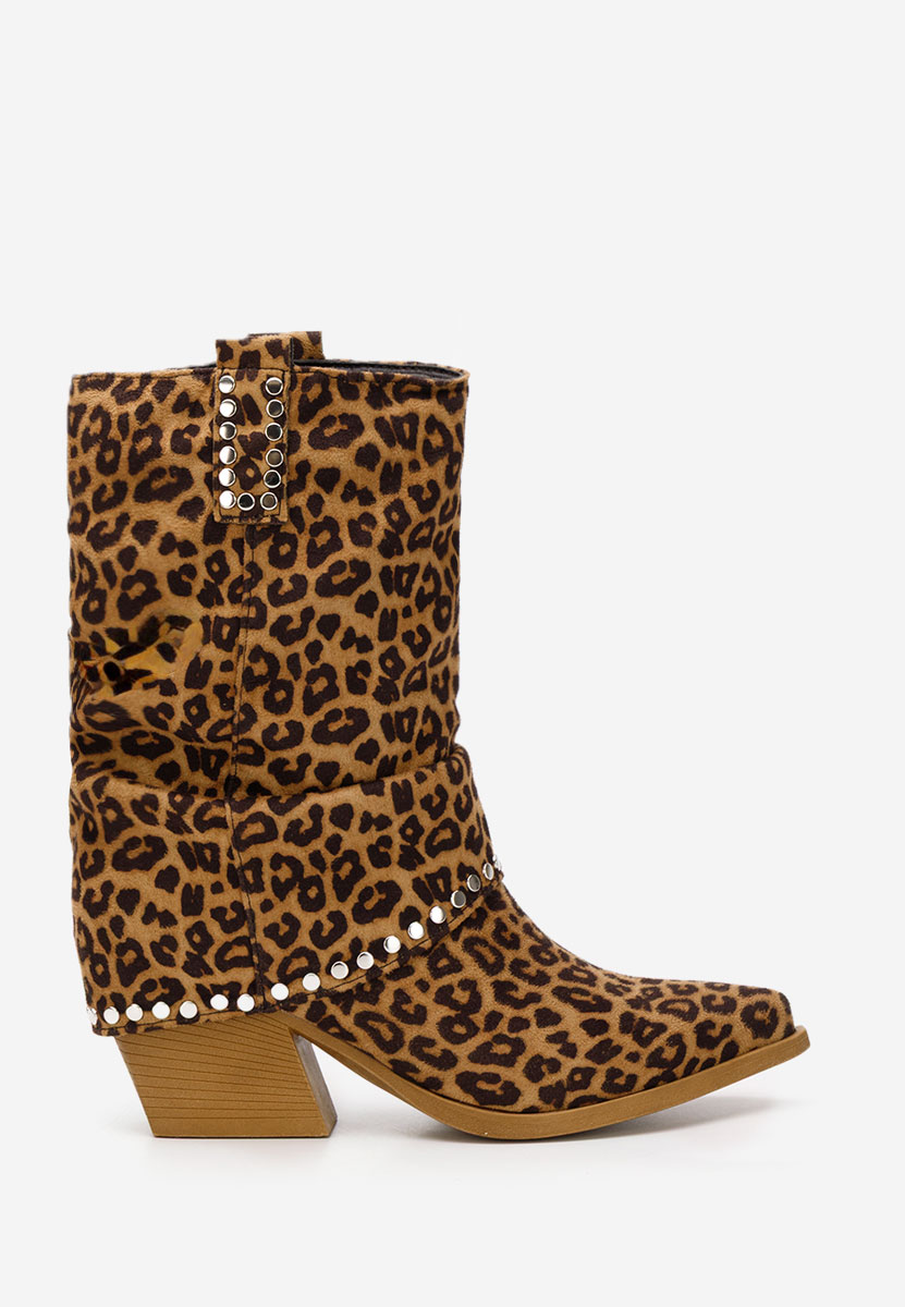 Bottes femme leopard Vedala