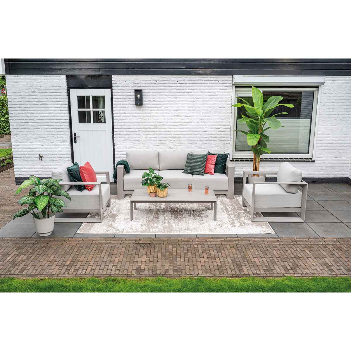 Garden Impressions Malakka 3-delige loungeset - Beige